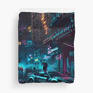 Cyber City Scene Duvet Cover - Kabuki Town