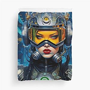 Cyber City Character Concept Duvet Cover