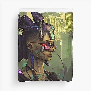 Cyber City Scene Duvet Cover - Nomad Scout