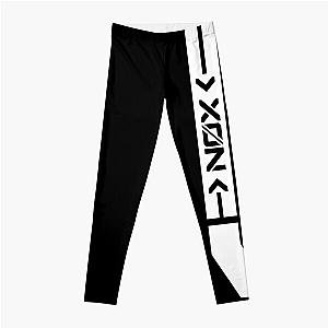 Cyberpunk Leggings - "N0X- Create The Future" Cyberpunk/Techwear Design- White Leggings RB1110