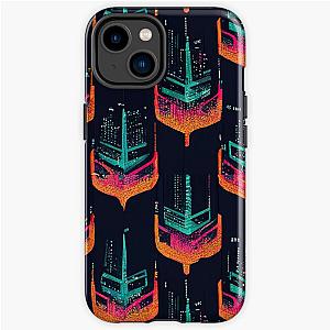 Cyberpunk Cases - cyberpunk retro pattern iPhone Tough Case RB1110