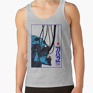 Cyberpunk Tank Tops - Skull Cyberpunk Cyborg Vaporwave Urban Style Tank Top RB1110