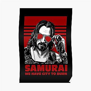 Cyberpunk Posters - Samurai - Cyberpunk Poster RB1110