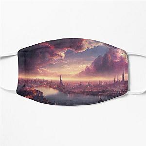 Cyberpunk Face Masks - Cyberpunk Landscape Flat Mask RB1110