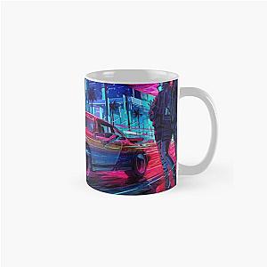 Cyberpunk Mugs - Cyberpunk Night City Car Classic Mug RB1110