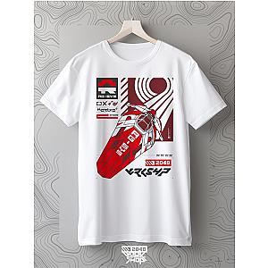 Futuristic Racing, Cyberpunk Techwear Apparel White T-shirt