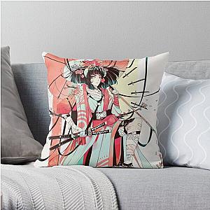 Cyberpunk Pillows - Cyberpunk girl Throw Pillow RB1110