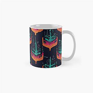 Cyberpunk Mugs - cyberpunk retro pattern Classic Mug RB1110