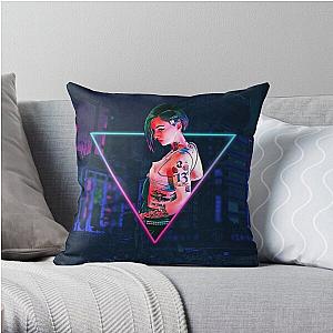 Cyberpunk Pillows - Judy Cyberpunk  Throw Pillow RB1110