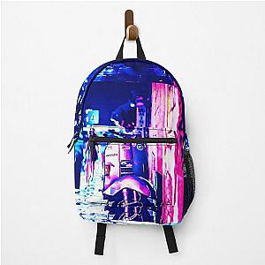 Cyberpunk Backpacks - Vespa in cyberpunk city Backpack RB1110