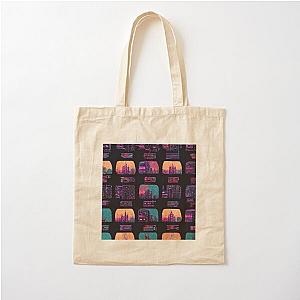 Cyberpunk Bags - cyberpunk retro pattern Cotton Tote Bag RB1110