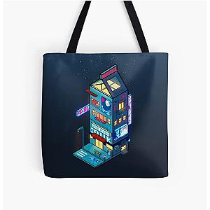 Cyberpunk Bags - Cyberpunk Milk All Over Print Tote Bag RB1110