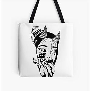 Cyberpunk Bags - Vaporwave Japanese Cyberpunk All Over Print Tote Bag RB1110