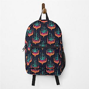 Cyberpunk Backpacks - cyberpunk retro pattern Backpack RB1110