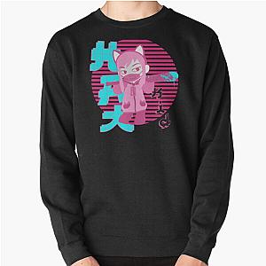 Cyberpunk Sweatshirts - Hat Kid Cyberpunk Pullover Sweatshirt RB1110