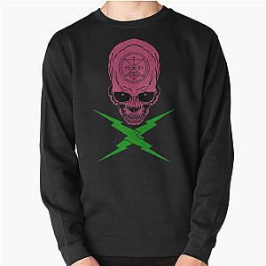 Cyberpunk Sweatshirts - Cyberpunk Skull Face Vaporwave Urban Street Style Pullover Sweatshirt RB1110