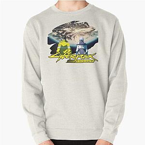 Cyberpunk Sweatshirts - Cyberpunk Edgerunners Pullover Sweatshirt RB1110