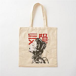 Cyberpunk Bags - Vaporwave Japanese Cyberpunk Cotton Tote Bag RB1110