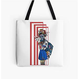 Cyberpunk Bags - cyberpunk girl All Over Print Tote Bag RB1110