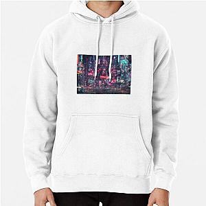 Cyberpunk Hoodies - Cyberpunk City Pullover Hoodie RB1110