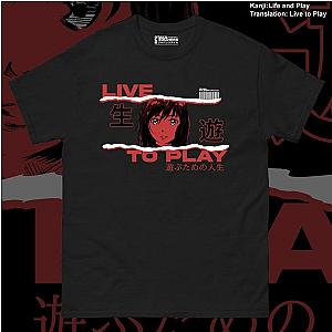 Cyberpunk T-Shirt - Cyberpunk Live and Play T-shirt