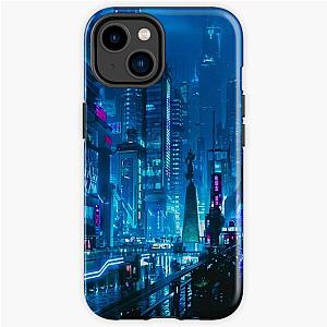 Cyberpunk Cases - Cyberpunk Sci Fi City iPhone Tough Case RB1110