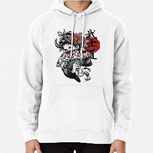 Cyberpunk Hoodies - Japanese Geisha Girl Vaporwave Cyberpunk Popart Urban Style Pullover Hoodie RB1110