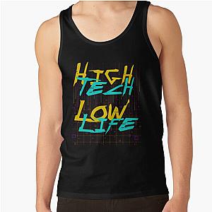 Cyberpunk Tank Tops - Cyberpunk High Tech Low Life Tank Top RB1110