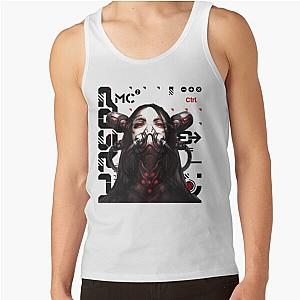 Cyberpunk Tank Tops - Gas Mask Girl Cyberpunk Vaporwave Urban Style Tank Top RB1110