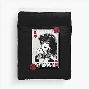 Vintage Card Cyndi Lauper Duvet Cover