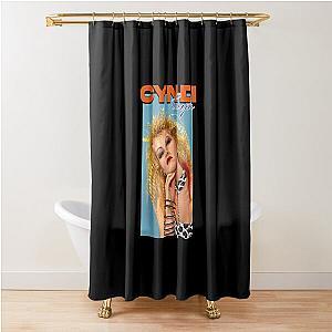 Cyndi Lauper classic retro Shower Curtain