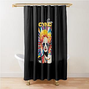 Art Deco Cyndi Lauper Shower Curtain