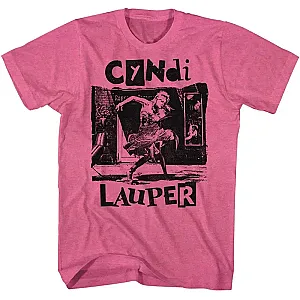 Cyndi Lauper Torn Note Dance Music T Shirt