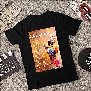 New Cyndi Lauper Girl Just Wanna Have Fun Music List T-shirt