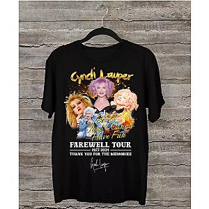 New Cyndi Lauper Fashion Girl Farewell Tour Unisex T-shirt