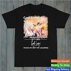 Cyndi Lauper Girls Just Want to Have Fun Farewell Tour 47th Anniversary T-Shirt