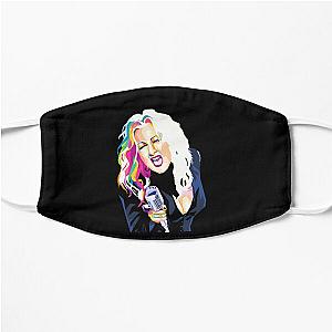 Cyndi Lauper Digital Art Flat Mask