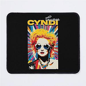 Art Deco Cyndi Lauper Mouse Pad