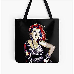 80s cyndi lauper pop art All Over Print Tote Bag