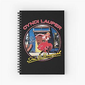 Cyndi Lauper She's So Unusual Spiral Notebook