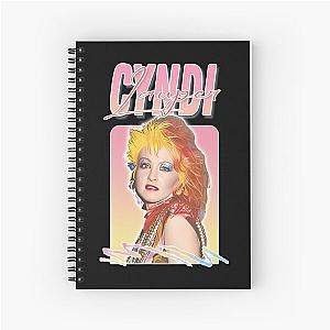 Cyndi Lauper  Original 80S Vintage Style Design Spiral Notebook