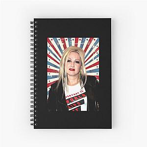 Cyndi Lauper 80s Retro Spiral Notebook