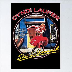 Cyndi Lauper She's So Unusual Poster