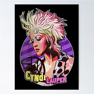 Cyndi Lauper Retro Vintage Poster