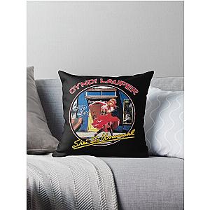 Cyndi Lauper She's So Unusual Throw Pillow