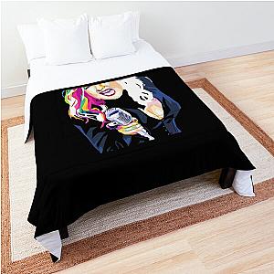 Cyndi Lauper Digital Art Comforter