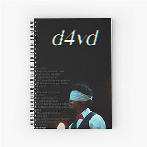 d4vd - Romantic Homicide Poster Spiral Notebook