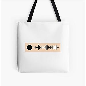 Here With Me by D4vd - spotify scan code All Over Print Tote Bag