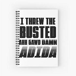 "DaBaby Gawd Damn Adida" Spiral Notebook