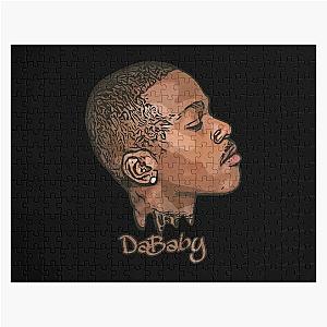 Ahead DaBaby rapper retro art Jigsaw Puzzle